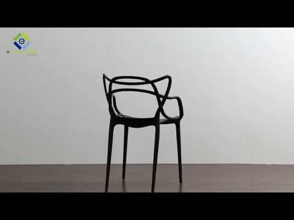 Silla Curva Streem Negro