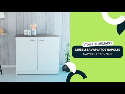 Gabinete Inferior Shelf Blanco 100 Cm