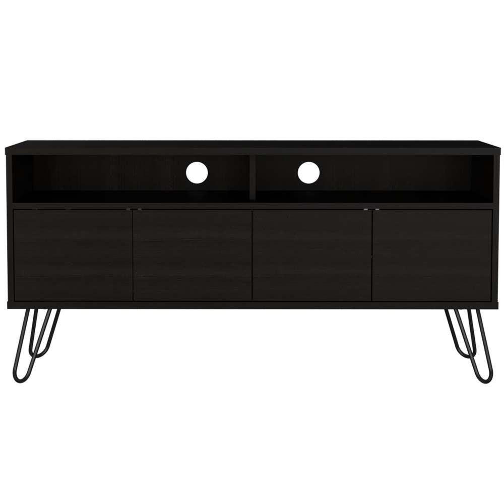 Mesa Para Tv Lavani Wengue Para Televisor De Hasta 55 Pulgadas