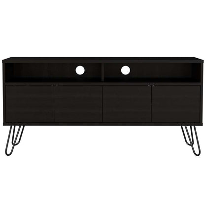 Mesa Para Tv Lavani Wengue Para Televisor De Hasta 55 Pulgadas