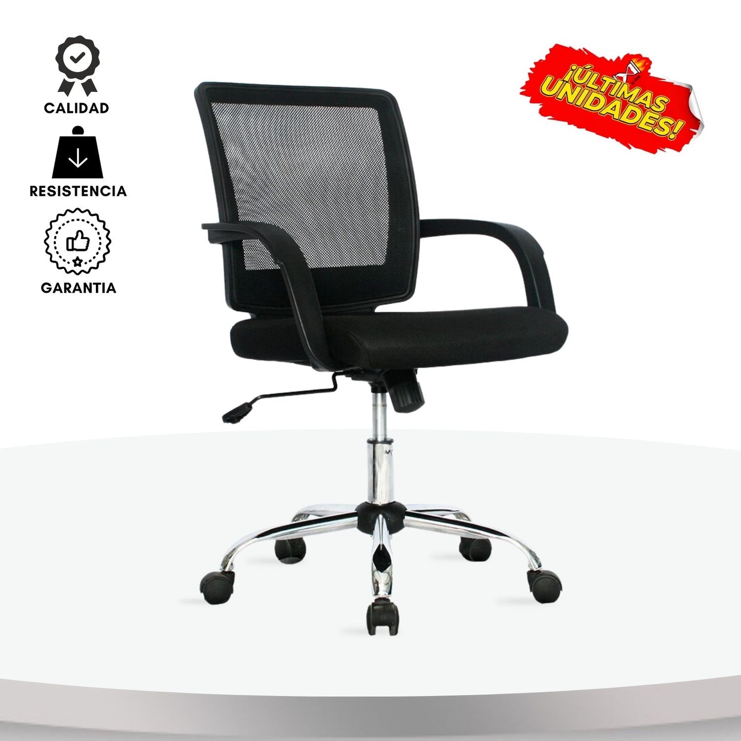 Silla De Oficina Oslo Negro