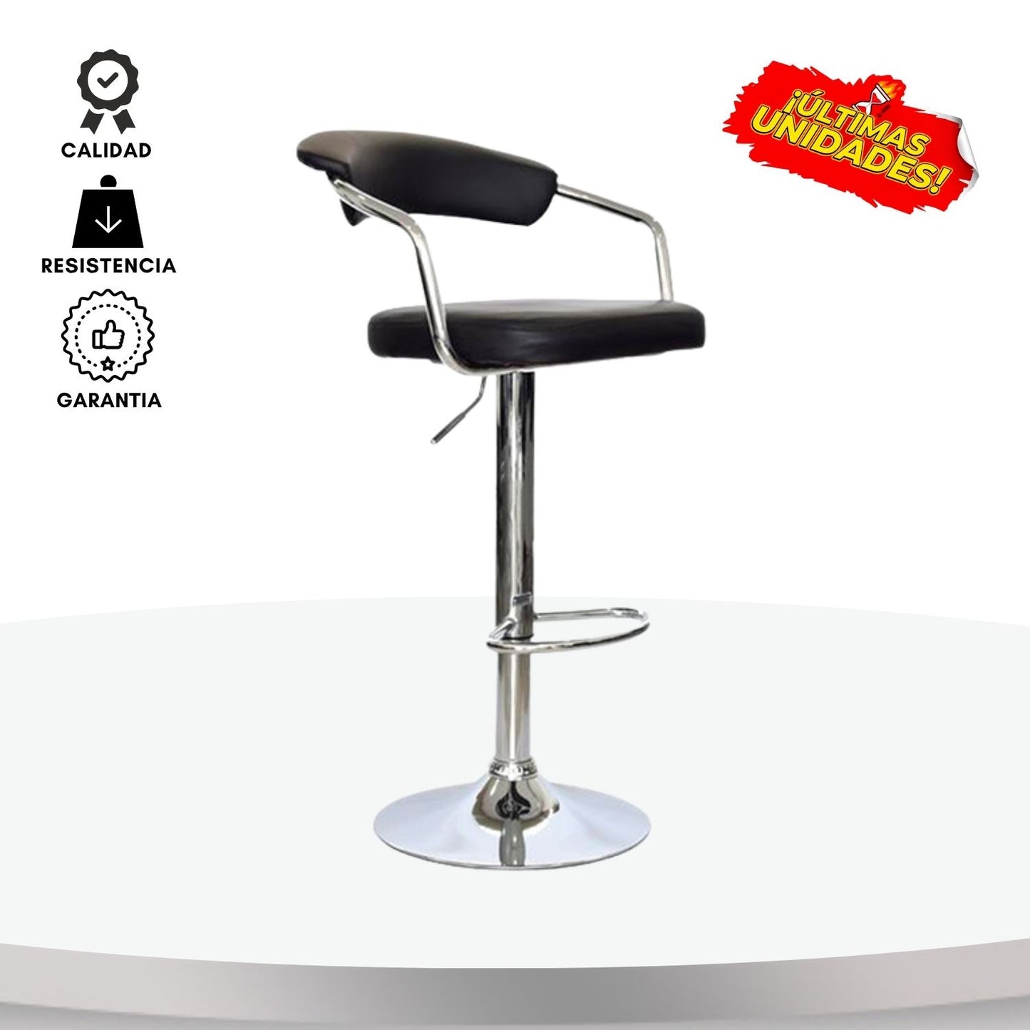 Silla de Barra Lexir Negro