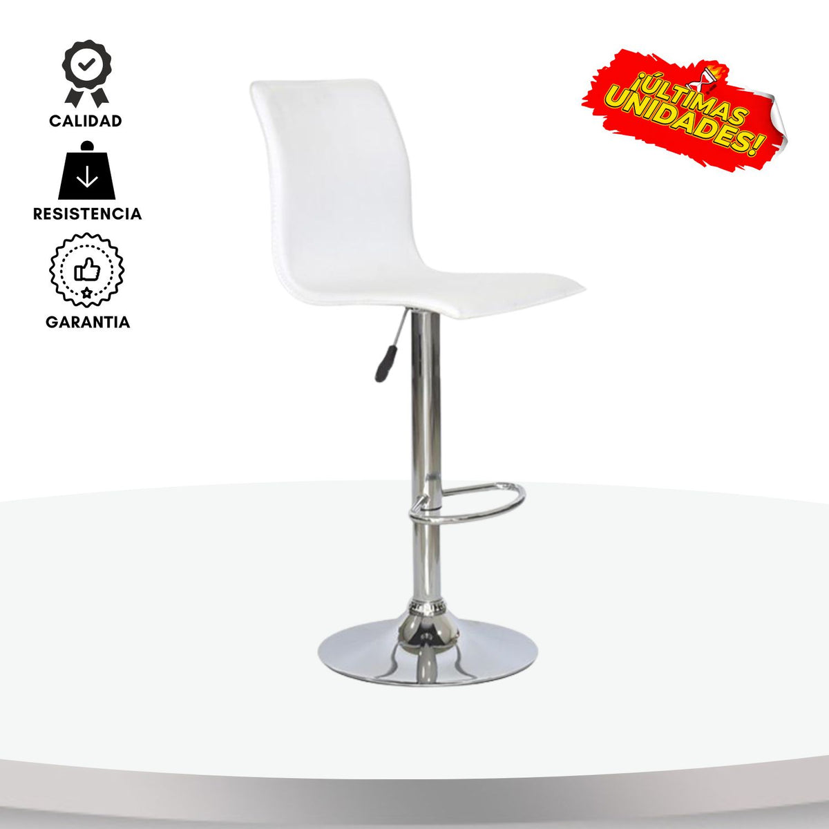 Silla de Barra Weis Blanco