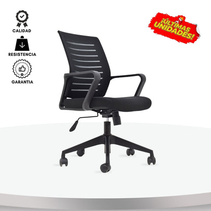Silla De Oficina Line Revolution Negro