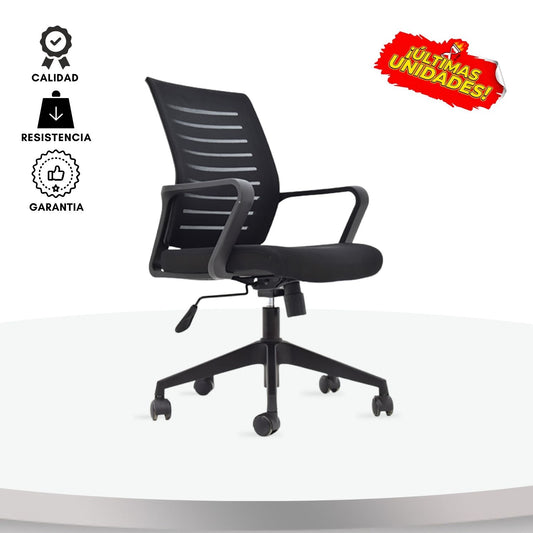 Silla De Oficina Line Revolution Negro