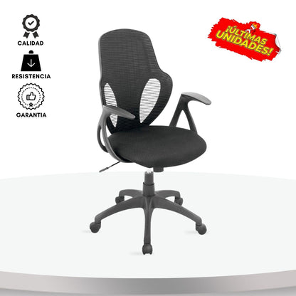 Silla De Oficina Marsella Negro