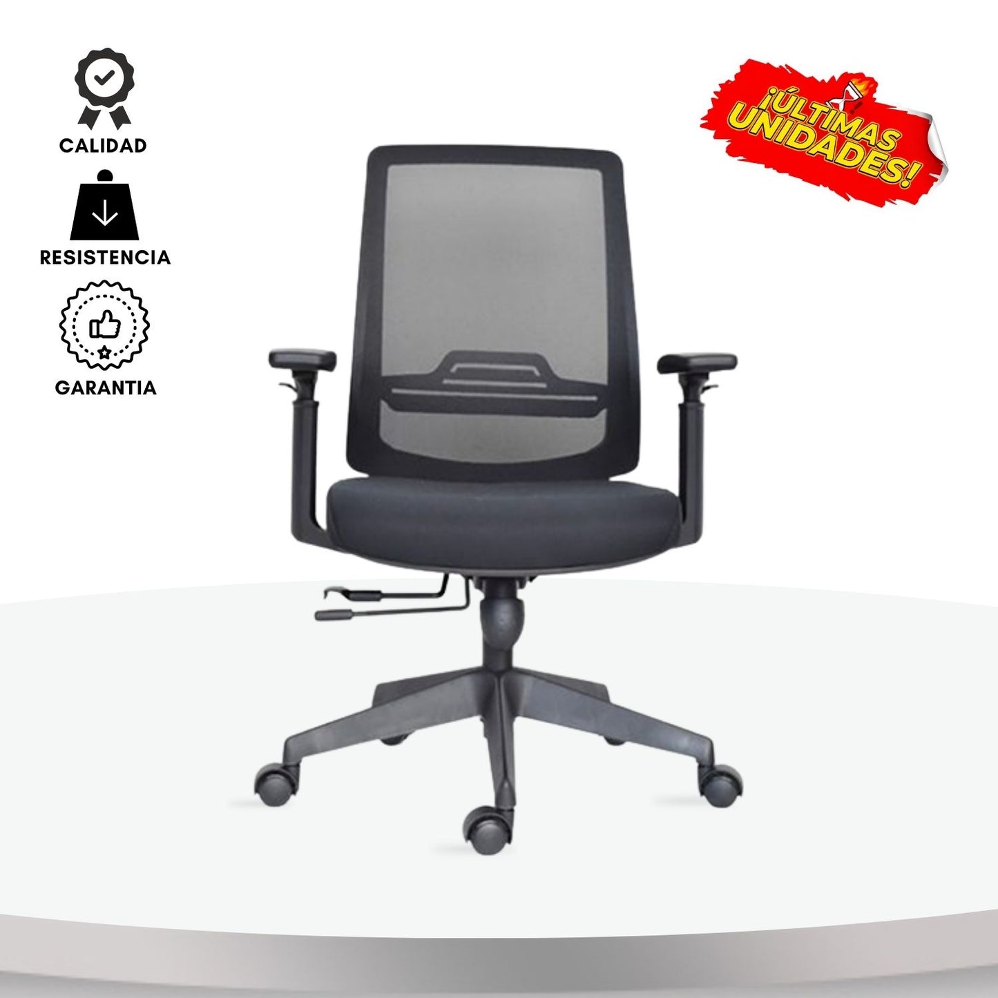 Silla De Oficina Massimo Premium Negro