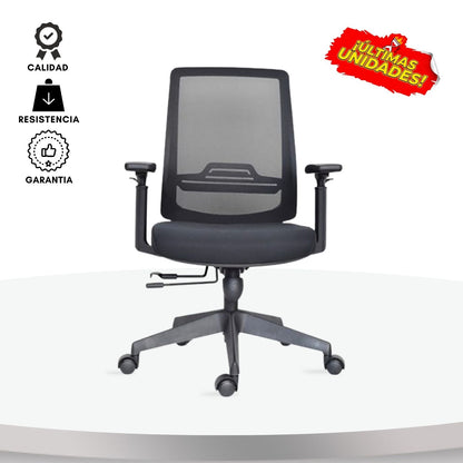 Silla De Oficina Massimo Premium Negro