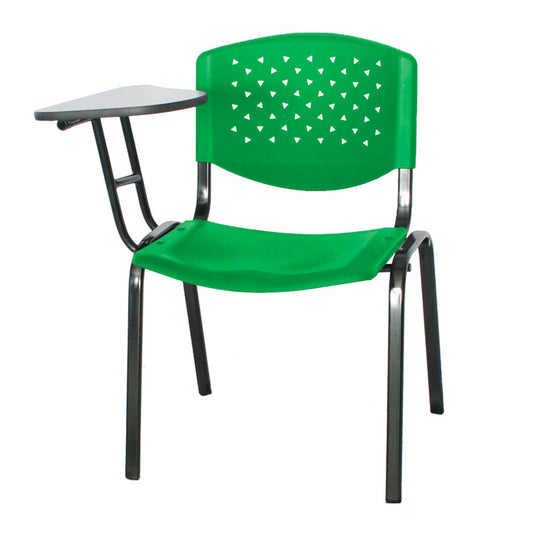 Silla Universitaria Lille Brazo  Abatible verde