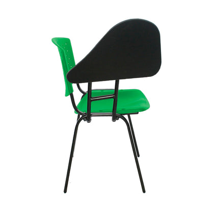Silla Universitaria Lille Brazo  Abatible verde