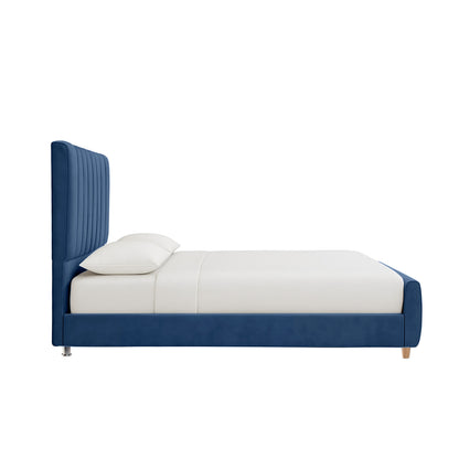 Cama Queen Vitale  Azul